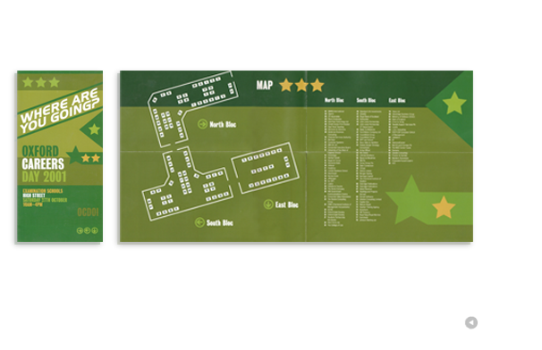 Oxford Careers Day map