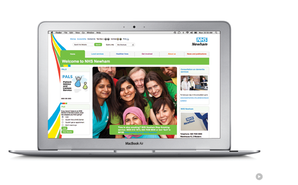 NHS Newham website