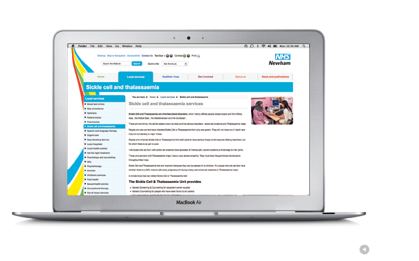 NHS Newham website